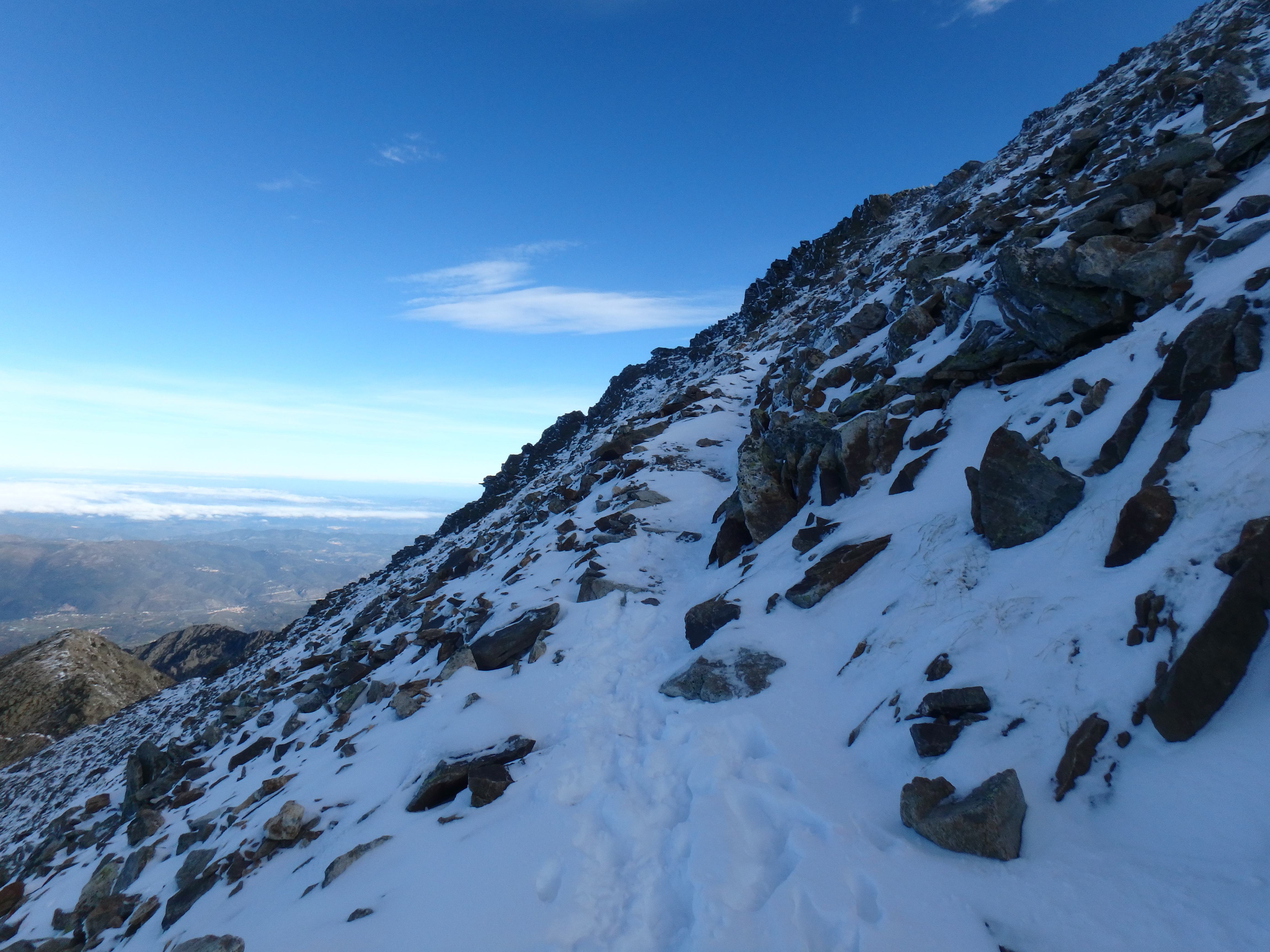 Snowy scramble